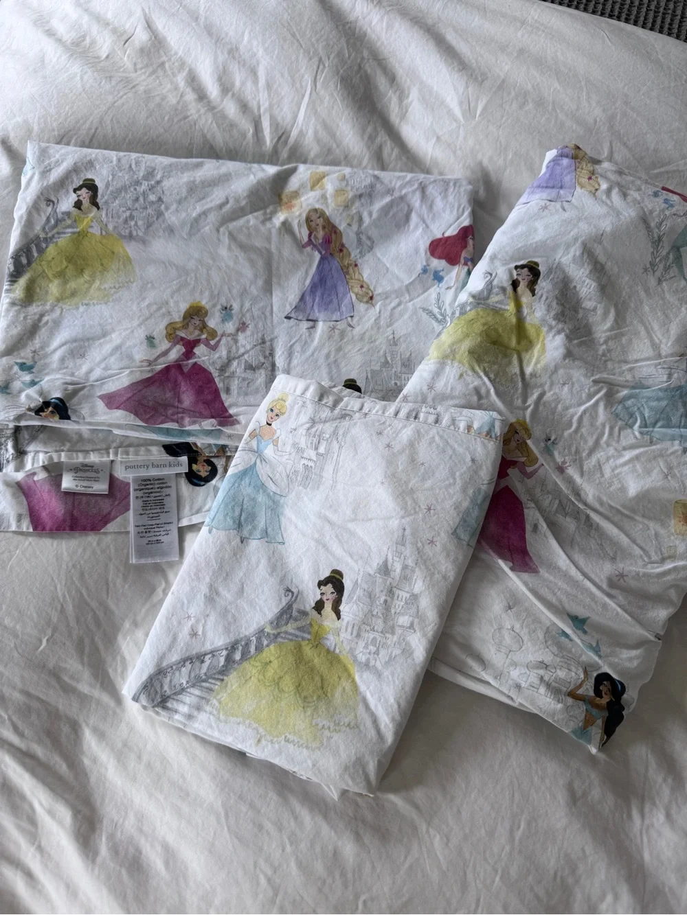 Pottery Barn Kids - Disney Princess TWIN sheets